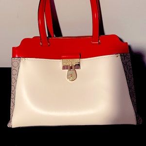 Calvin Klein organizational satchel